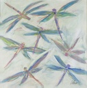 [BODFLYP-12X12G] Dragonfly Party (12x12, Gold)
