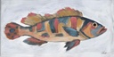 [GFRED-12X24G] Gone Fishing: Red Fish (Gold)