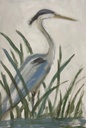 [BRBH2-12X24G] Great Blue Heron: II (12x24, Gold)