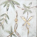 [BOJGBA-12X12G] Japanese Early Winter Garden: Butterfly (12x12, Gold)