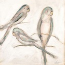 [BR3LBR-12X12G] Love Birds: Dreaming (12x12, Gold)