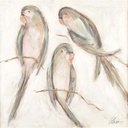 [BR3LBL-12X12G] Love Birds: Watching (12x12, Gold)