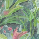 [BOPGBLOS-12X12G] Pink Ginger Blossoms (12x12, Gold)