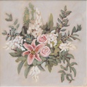 [BOSGB-12X12G] Stargazer Bouquet Botanical (12x12, Gold)