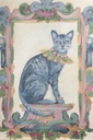 [MAF-12X12G] Maffet the Cat (12x12, Gold)