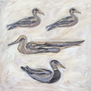 [DUCKS-12X12G] Ducks (12x12, Gold)