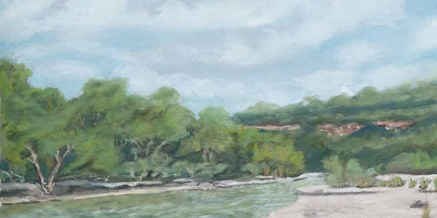 [LSTGB-12X12G] Austin: The Green Belt (Gold, 12x12)