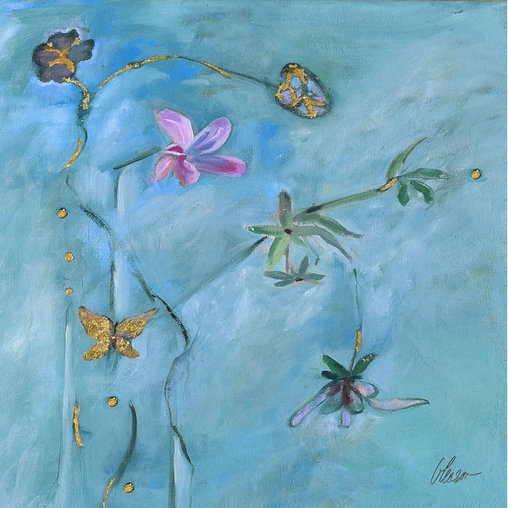 [BOAZA2-12X12G] Azalées Turques: Eventide (Gold, 12x12)