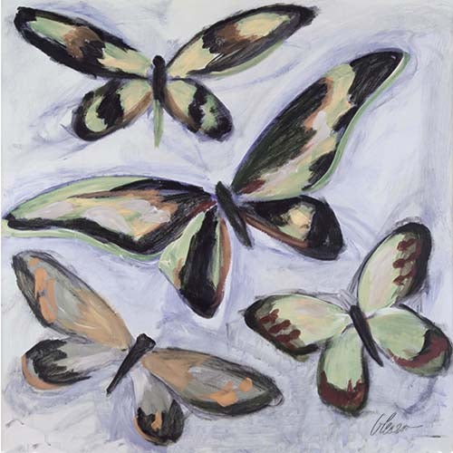 [BOBUTM-12X12G] Butterflies: Foursome (Gold, 12x12)