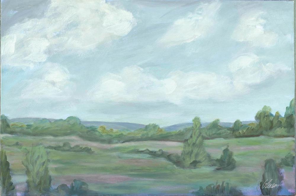 [LSCPH-12X12G] Charlotte Purple Hill (Gold, 12x12)