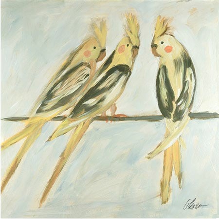 [BRCGM-12X12G] Cockateils: Good Morning (Gold, 12x12)